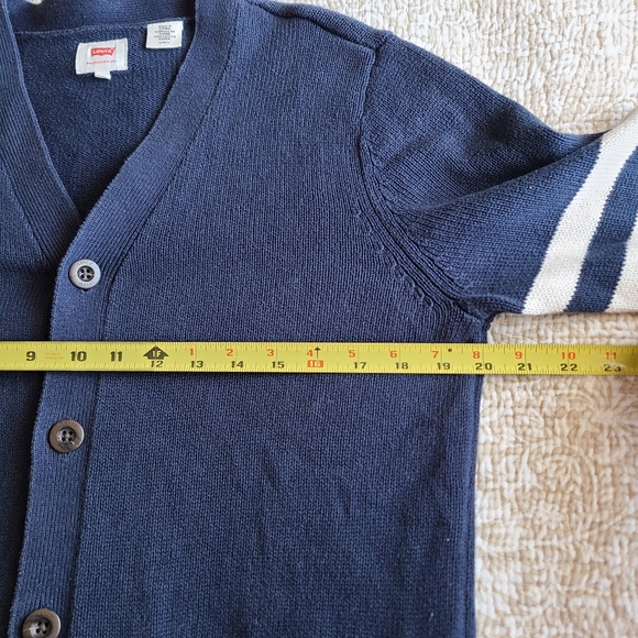 Levi's Men's Cardigan - Small - Navy Blue - Button Down Sweater - Picture 12 of 13